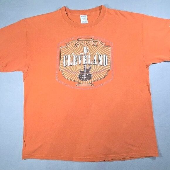 Cleveland Ohio Forest State Adult Orange XL T-Shirt - Delta Magnum Weight - Picture 1 of 9